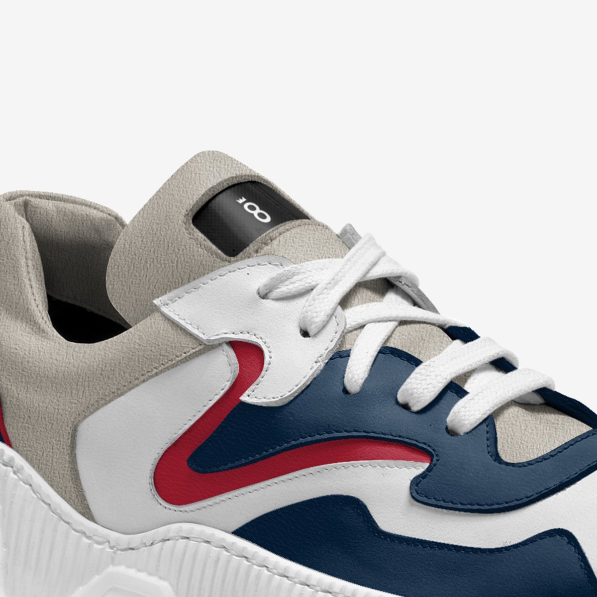 V-2 custom made in Italy shoes by King David Smith Ii | Detail view