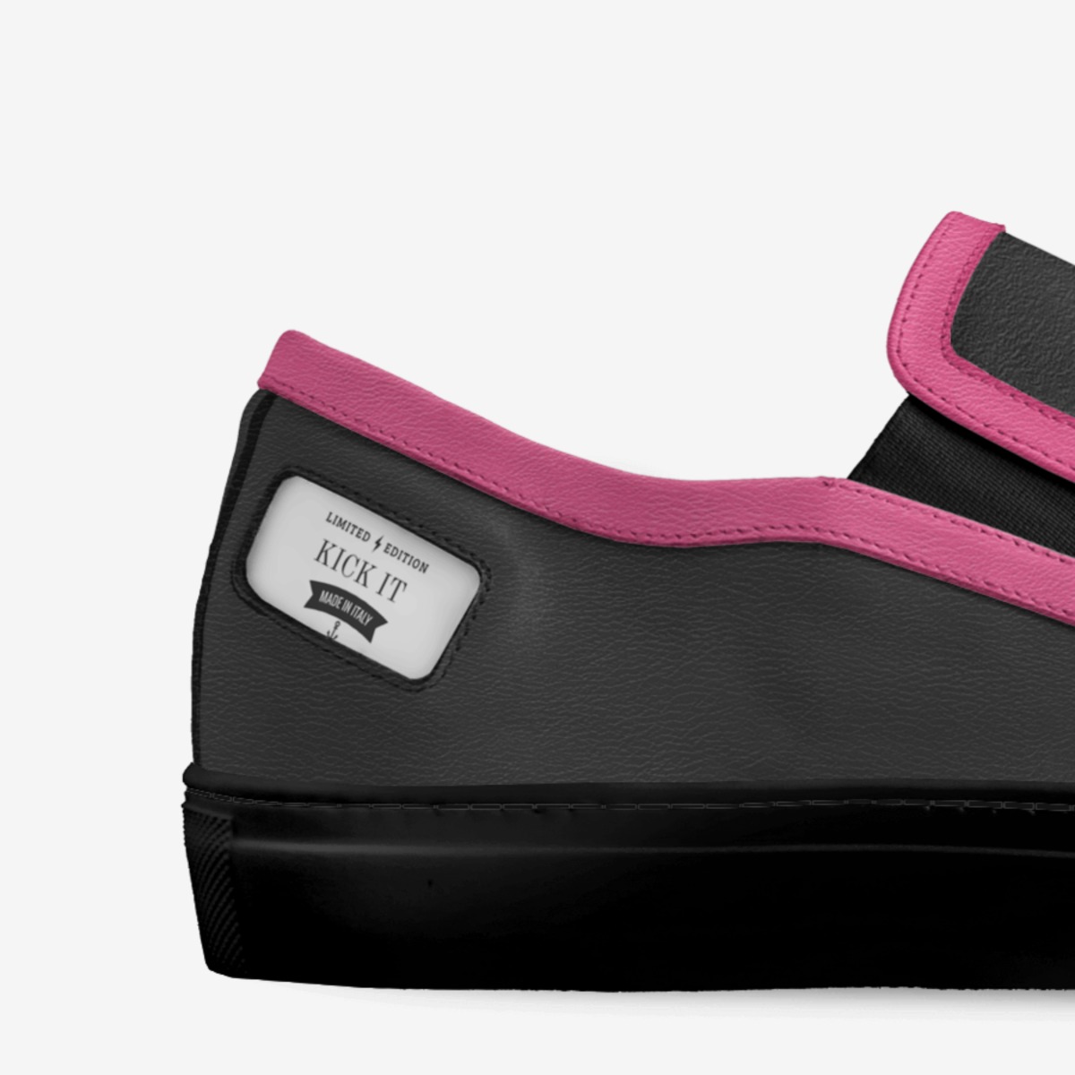 KICK IT custom made in Italy shoes by Lauren Buehner | Detail view
