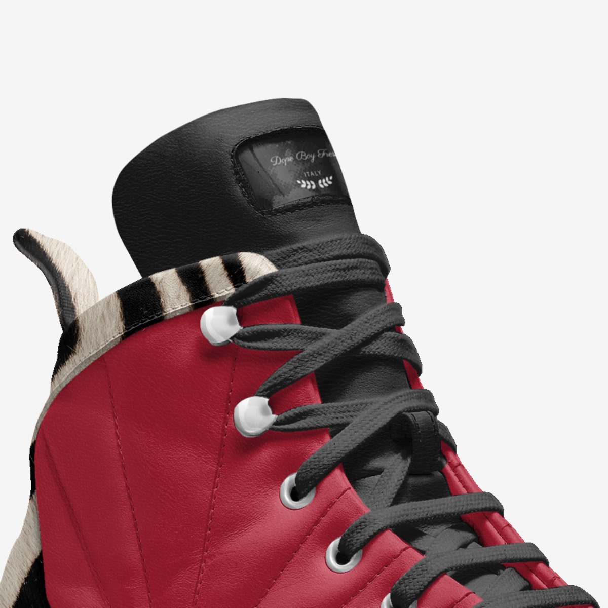 Dope Boy Fresh custom made in Italy shoes by Troy Taylor | Detail view
