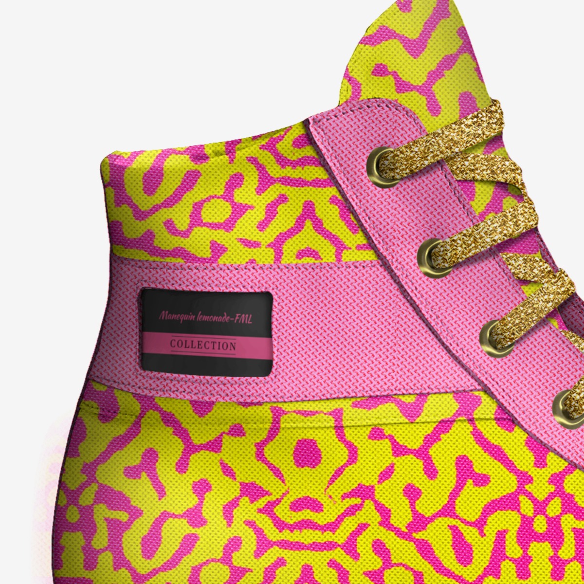 Manequin lemonade  custom made in Italy shoes by Michael Dunman | Detail view