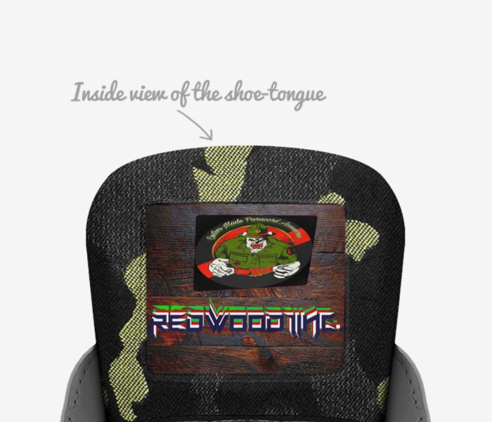 M561 GAMA custom made in Italy shoes by Ronald Roberts | Tongue view
