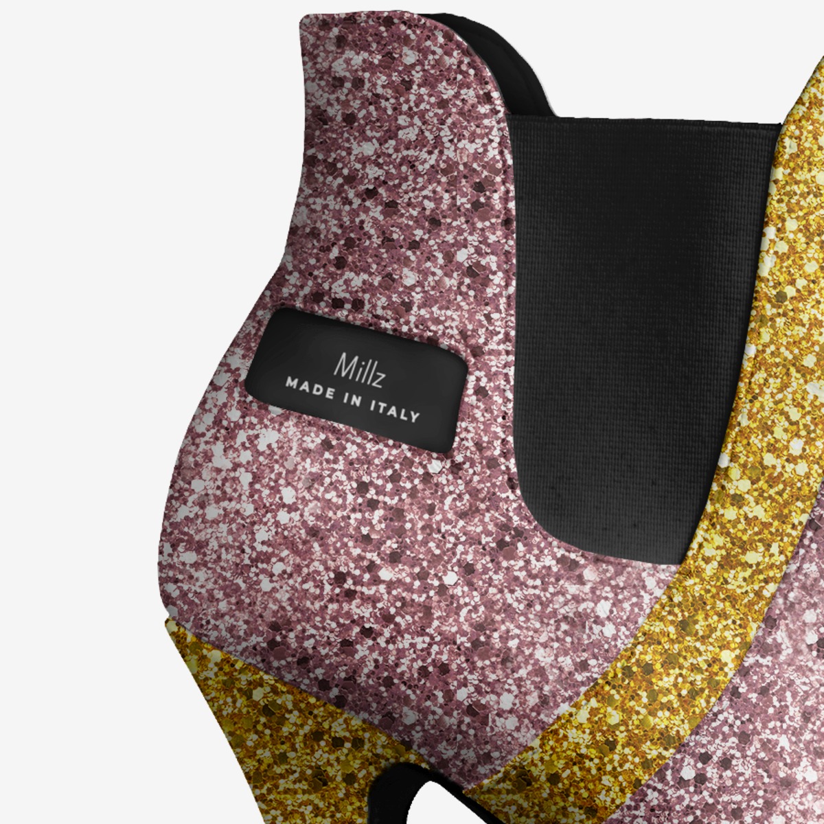 Millz custom made in Italy shoes by Meghann Maniscalco | Detail view
