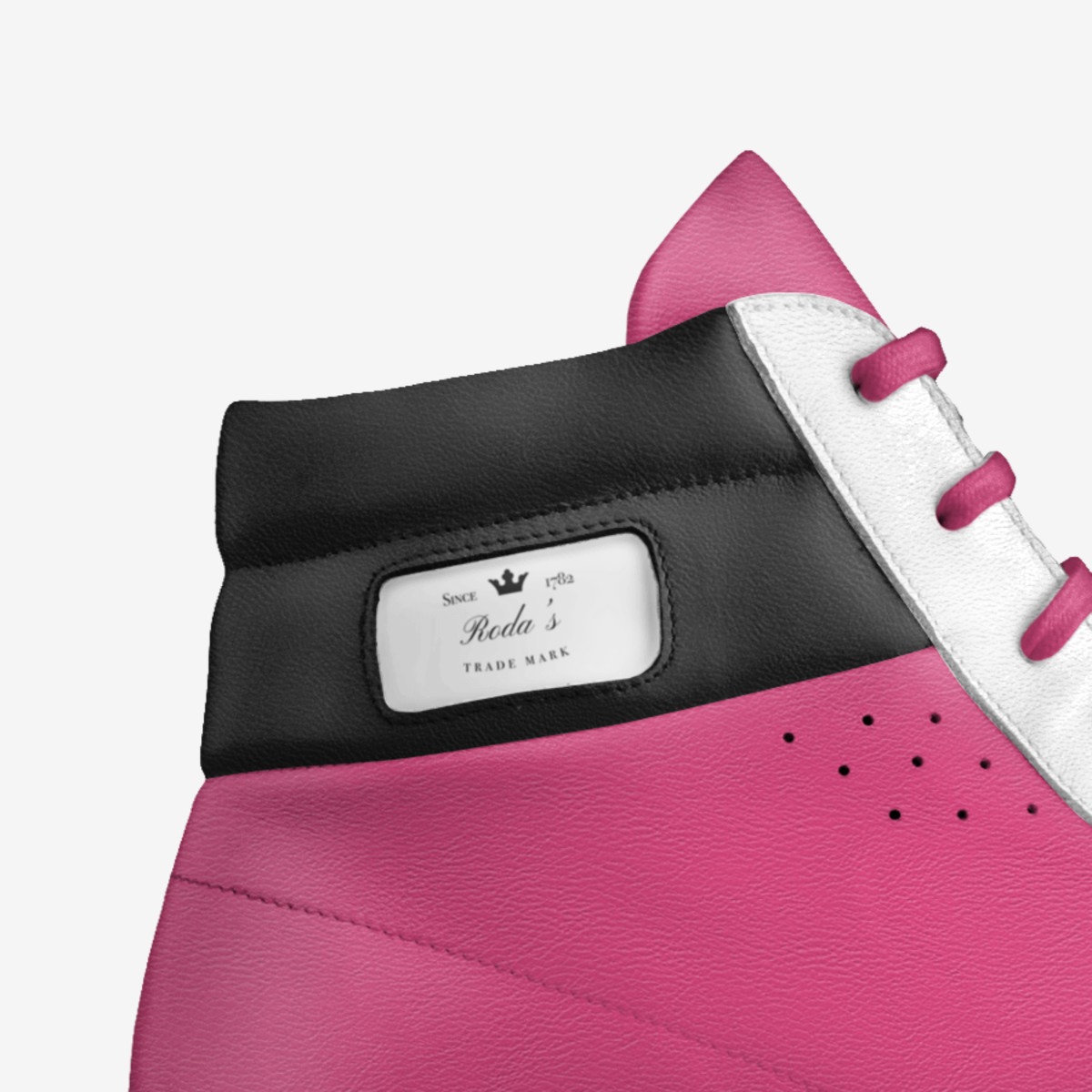 Roda’s custom made in Italy shoes by Roda Ahmed | Detail view