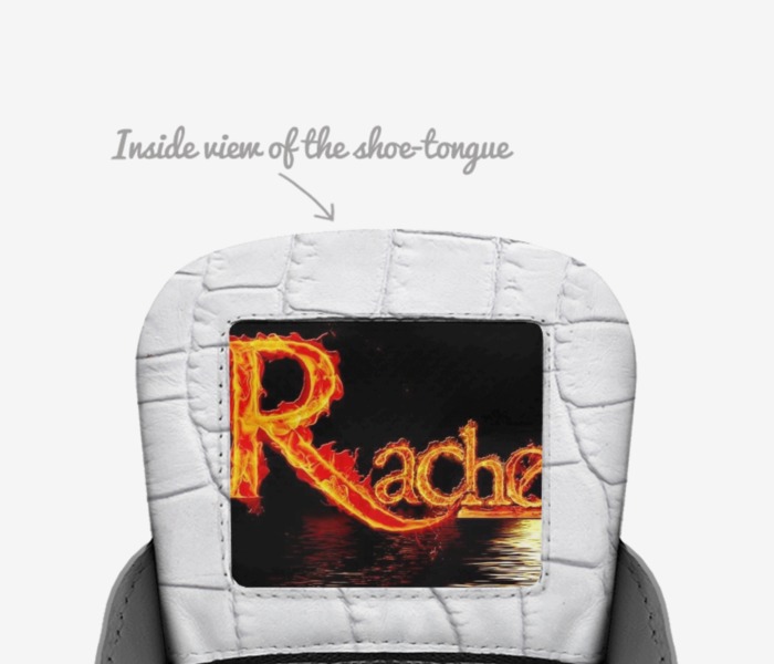 TRIPPLE custom made in Italy shoes by Rachel Ekinde | Tongue view