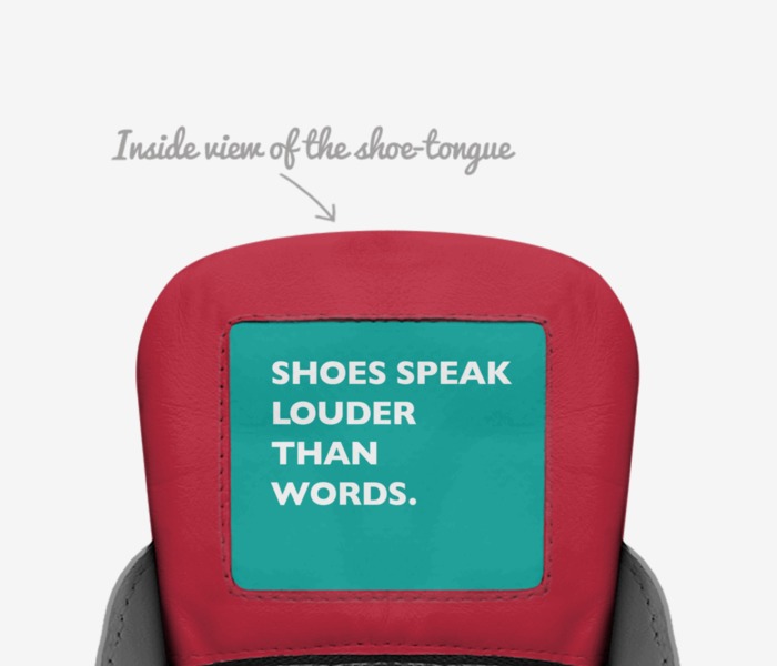 Sa'quans  custom made in Italy shoes by Sa'Quans Designer Shoes | Tongue view