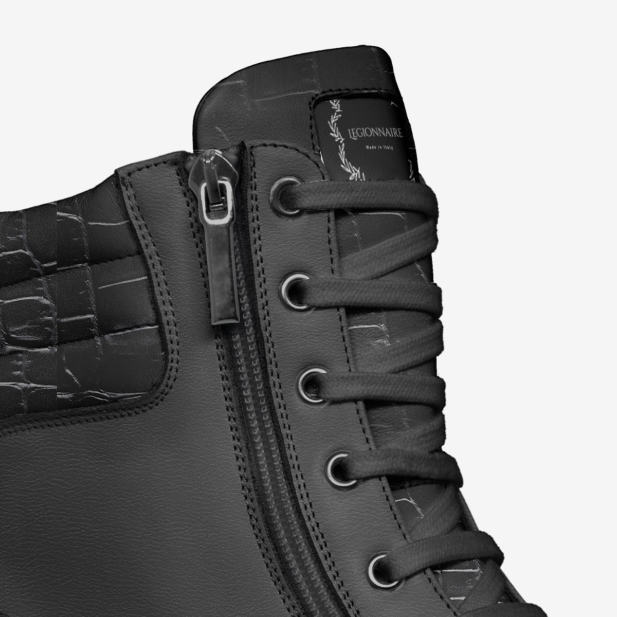 Lusso X custom made in Italy shoes by William Ross | Detail view