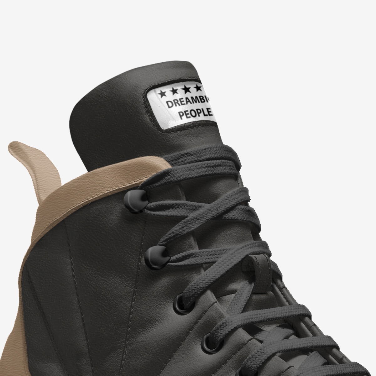 DreamBIG People custom made in Italy shoes by Christina Perez | Detail view