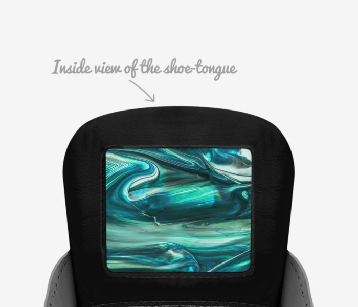High Society custom made in Italy shoes by Anton Dimitrov | Tongue view
