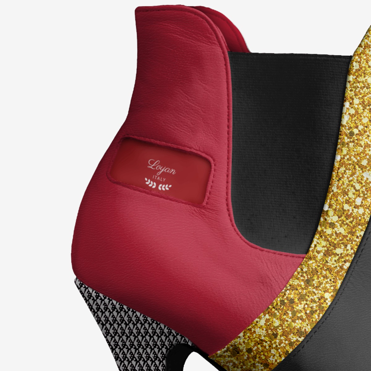Loyan custom made in Italy shoes by Tiffany Mitchell | Detail view