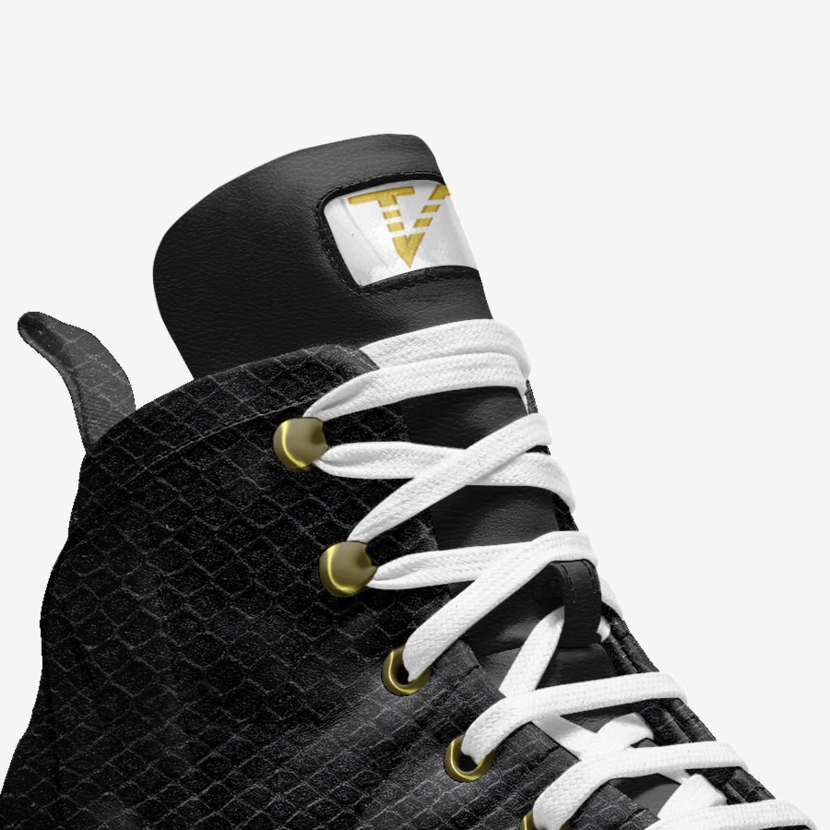 Caelus 20/20 custom made in Italy shoes by Lamont Sanders | Detail view
