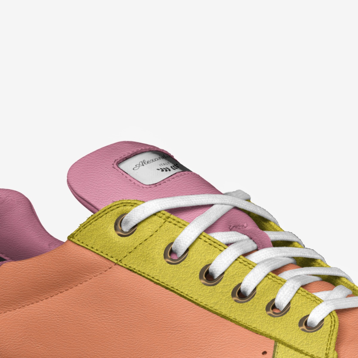 Alexandria's custom made in Italy shoes by Alex Mcbride | Detail view