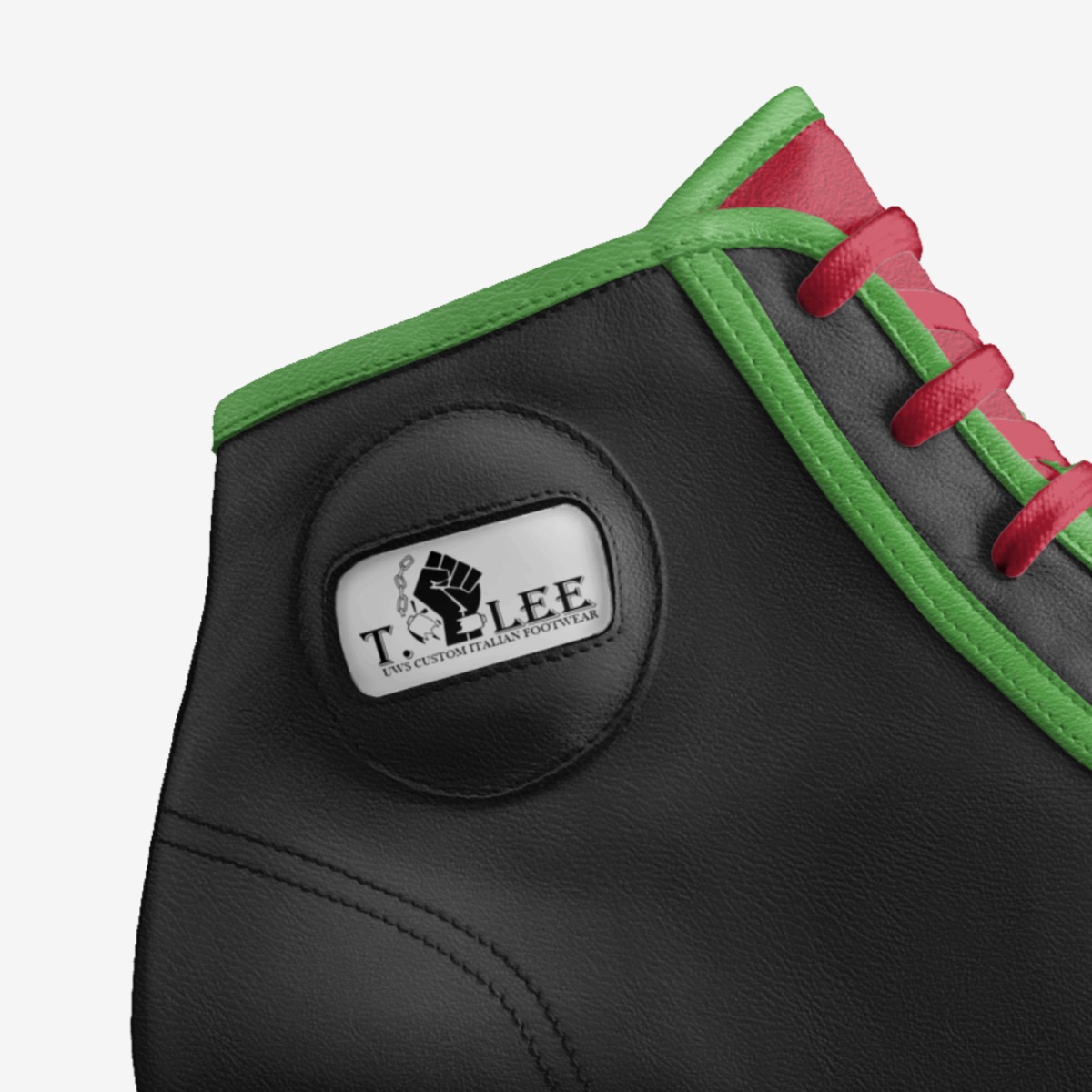 T Lee's custom made in Italy shoes by Urbanwallstreet Earl | Detail view
