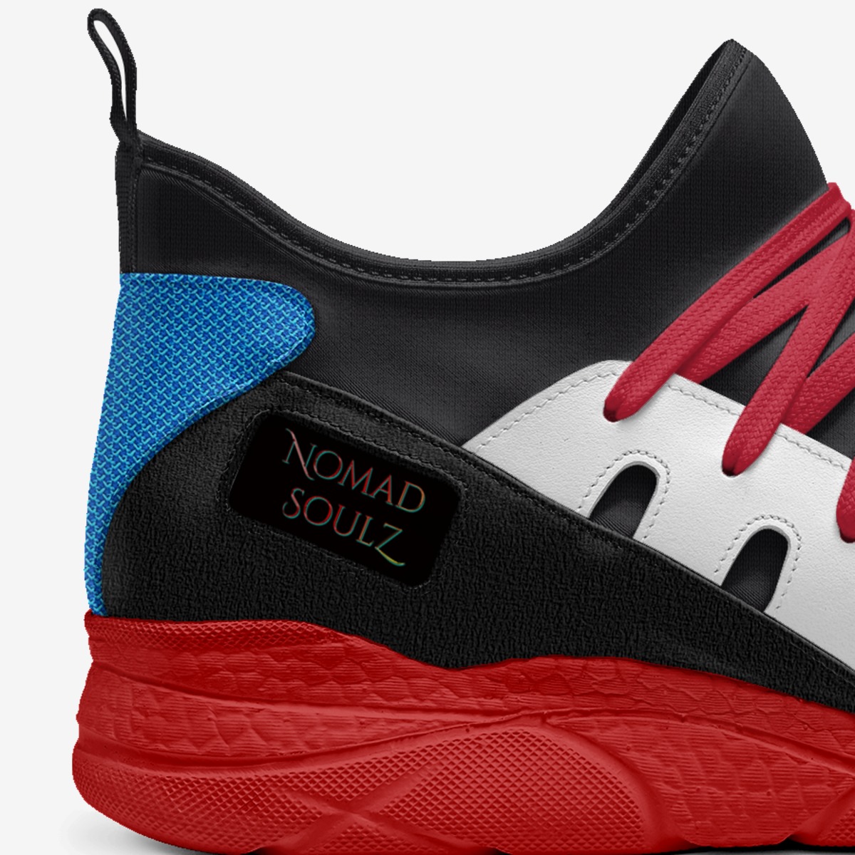 Nomad Soulz custom made in Italy shoes by Rob Dorchak | Detail view