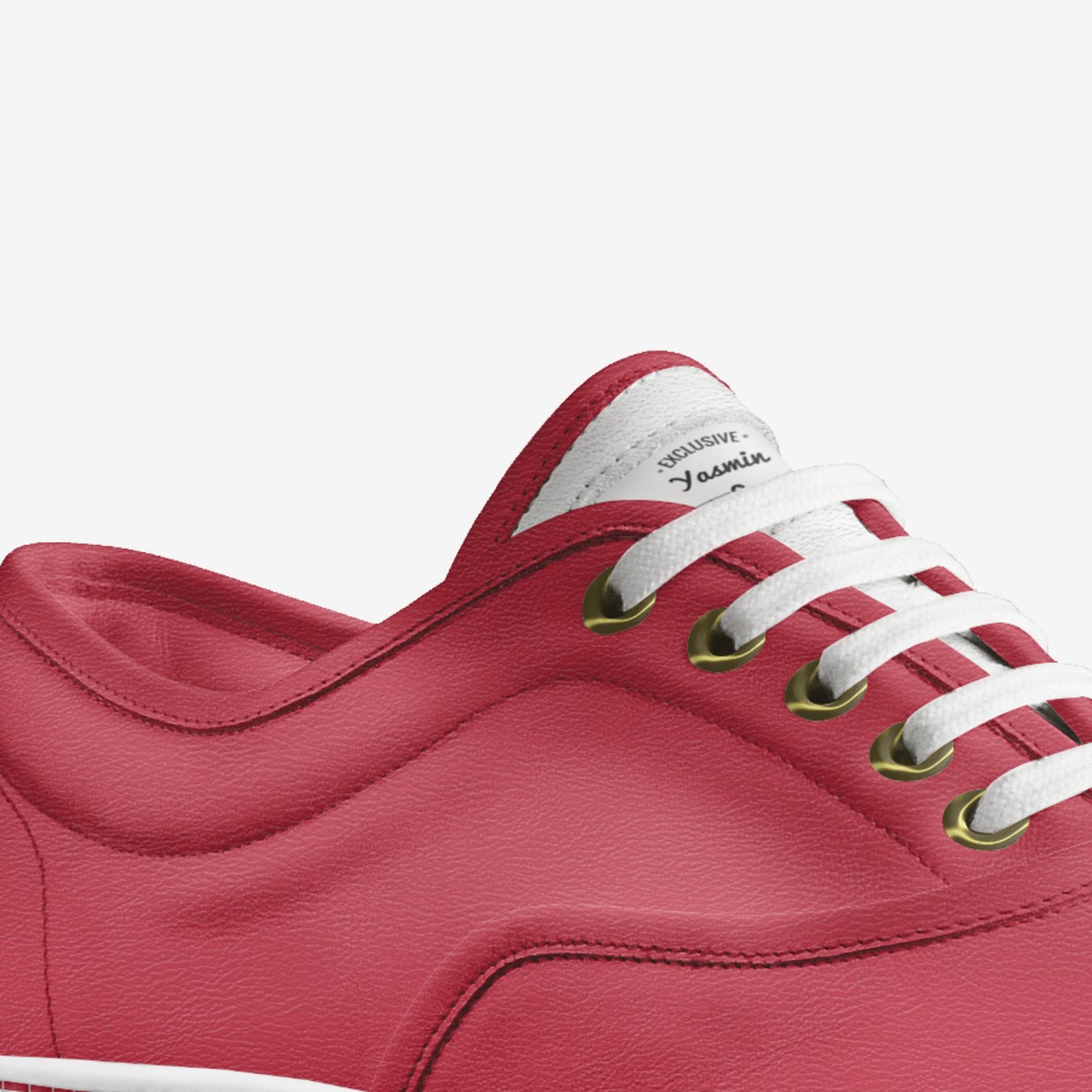 Yasmin custom made in Italy shoes by Yasmin Alves | Detail view