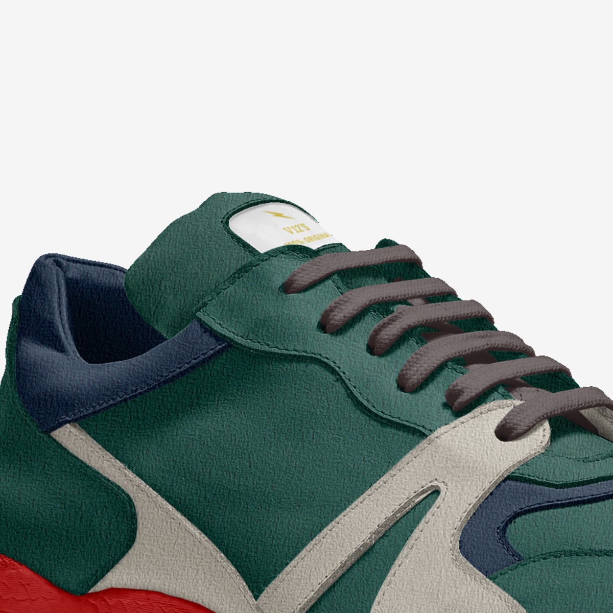 V12's custom made in Italy shoes by Craig Louis | Detail view