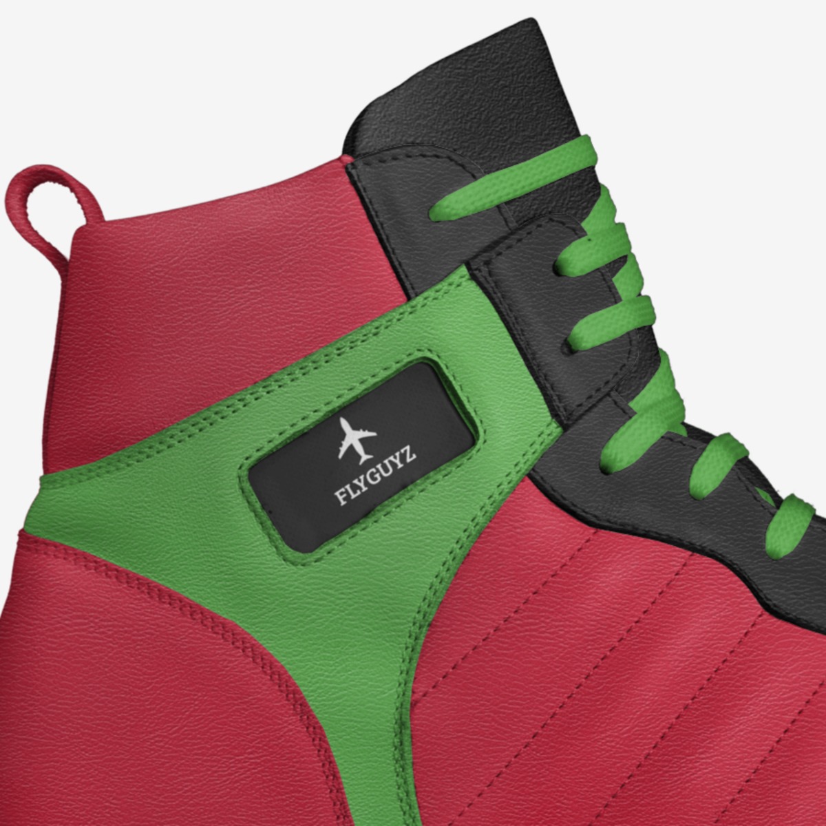 Flyguyz custom made in Italy shoes by Anthony Mitchell | Detail view
