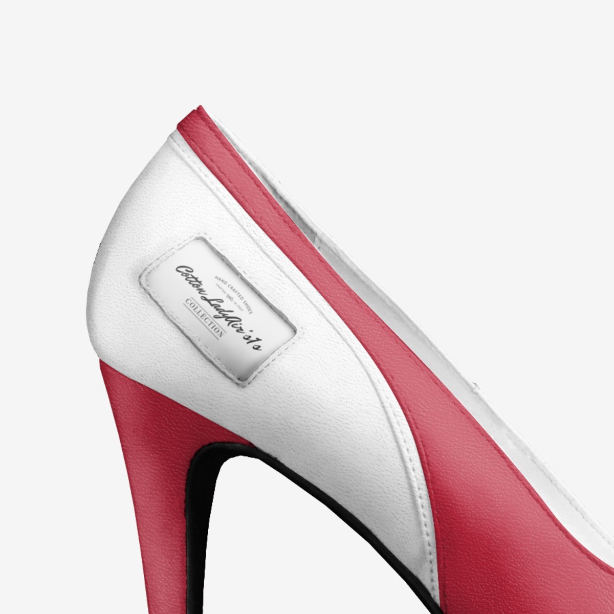 Cotton LadyAir's1s custom made in Italy shoes by Alonzo Dewayne Marshall | Detail view