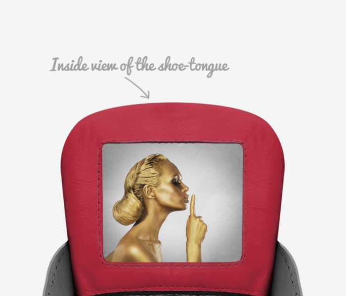 COCO Shoes custom made in Italy shoes by Edgar De La Rosa | Tongue view