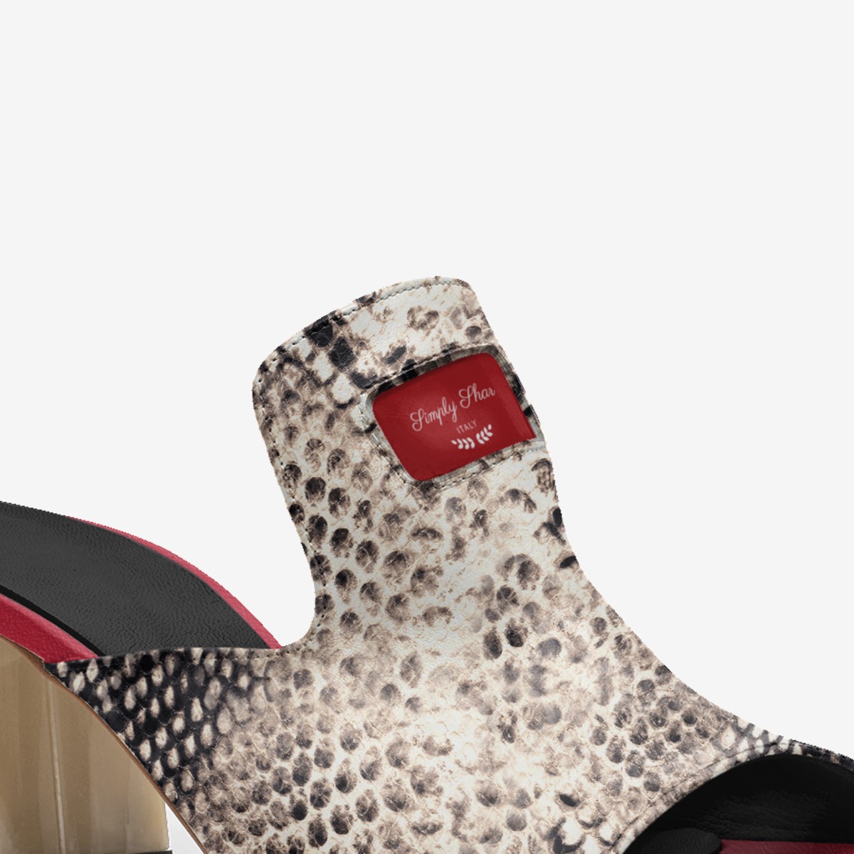 Simply Shar  custom made in Italy shoes by Sharmaine Thomas | Detail view