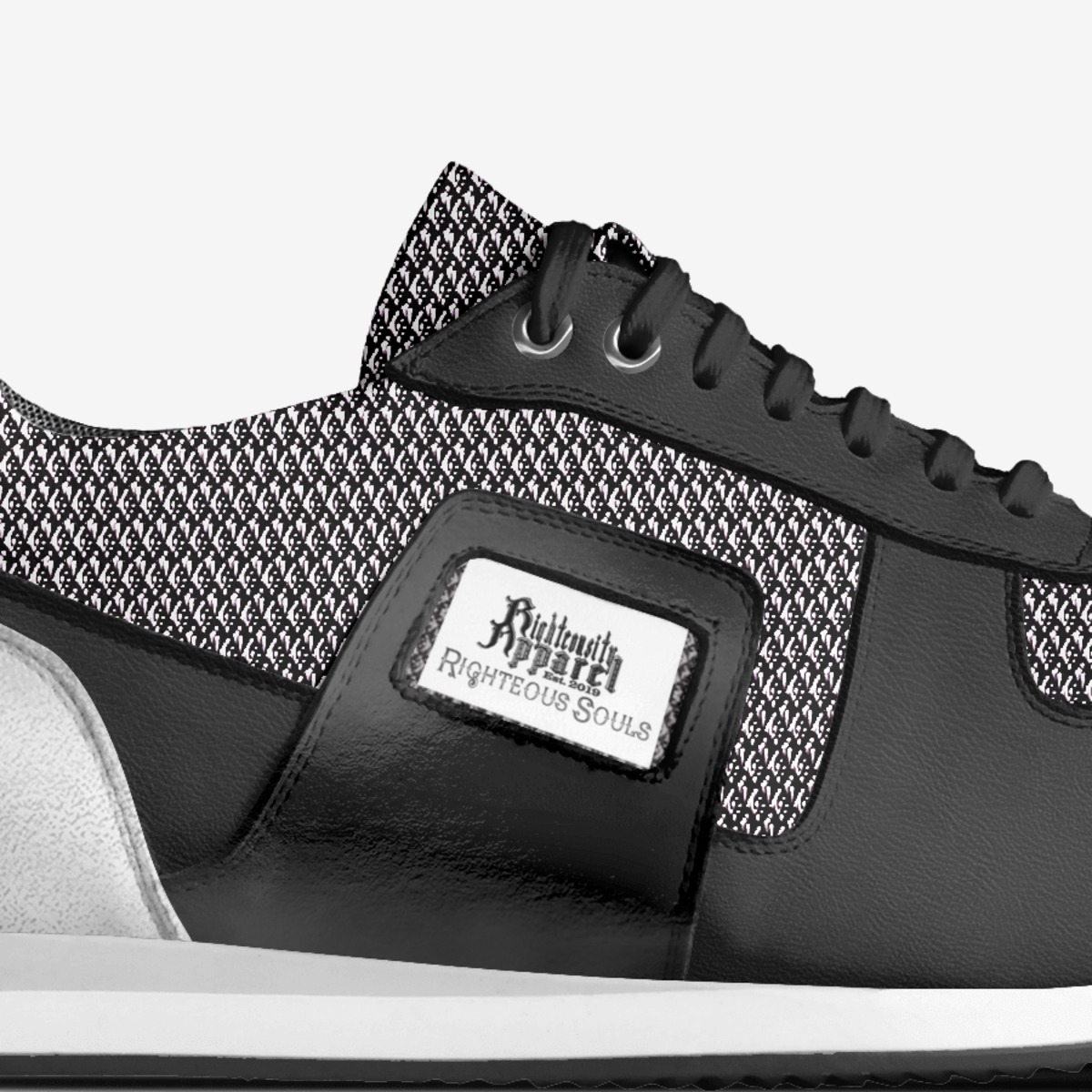 Righteous Souls custom made in Italy shoes by Righteousity Apparel | Detail view