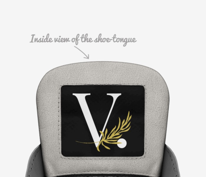 'Venice' custom made in Italy shoes by Fivepointla | Tongue view