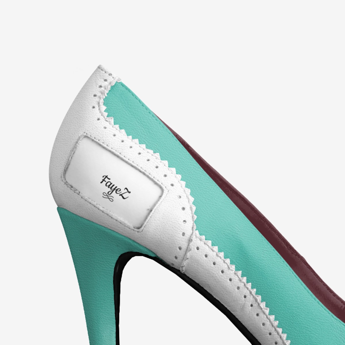 FayeZ custom made in Italy shoes by Alonzo Dewayne Marshall | Detail view