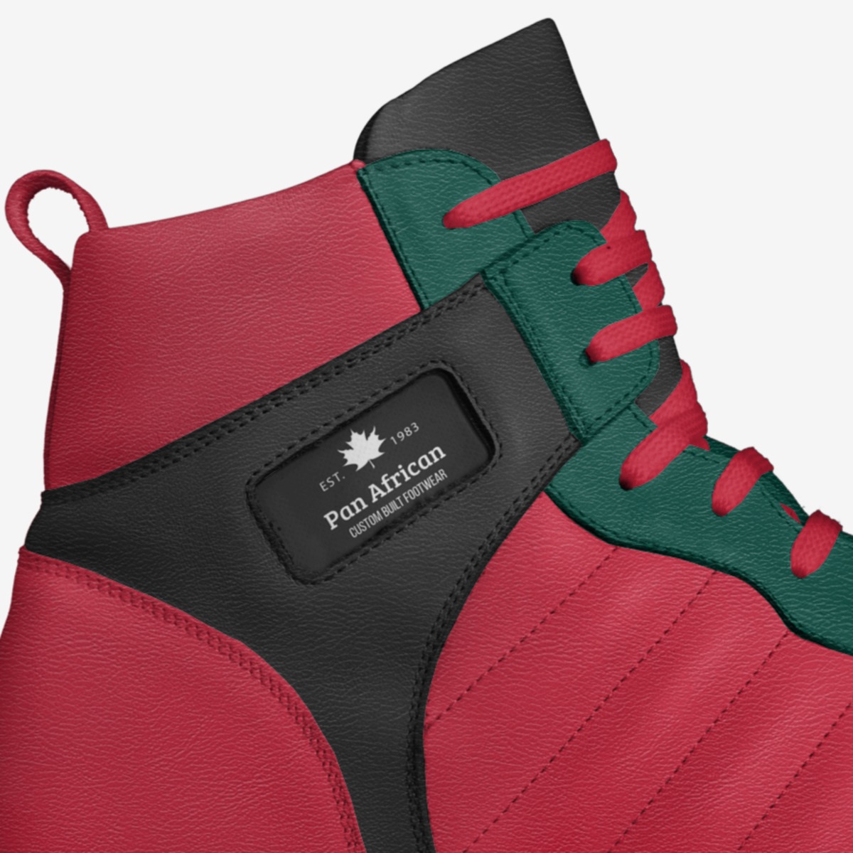 Pan African custom made in Italy shoes by Jason Chukwura | Detail view