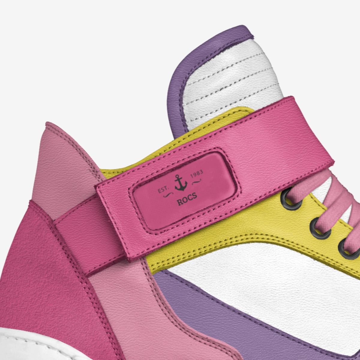 Rocs custom made in Italy shoes by Roderick Jackson | Detail view