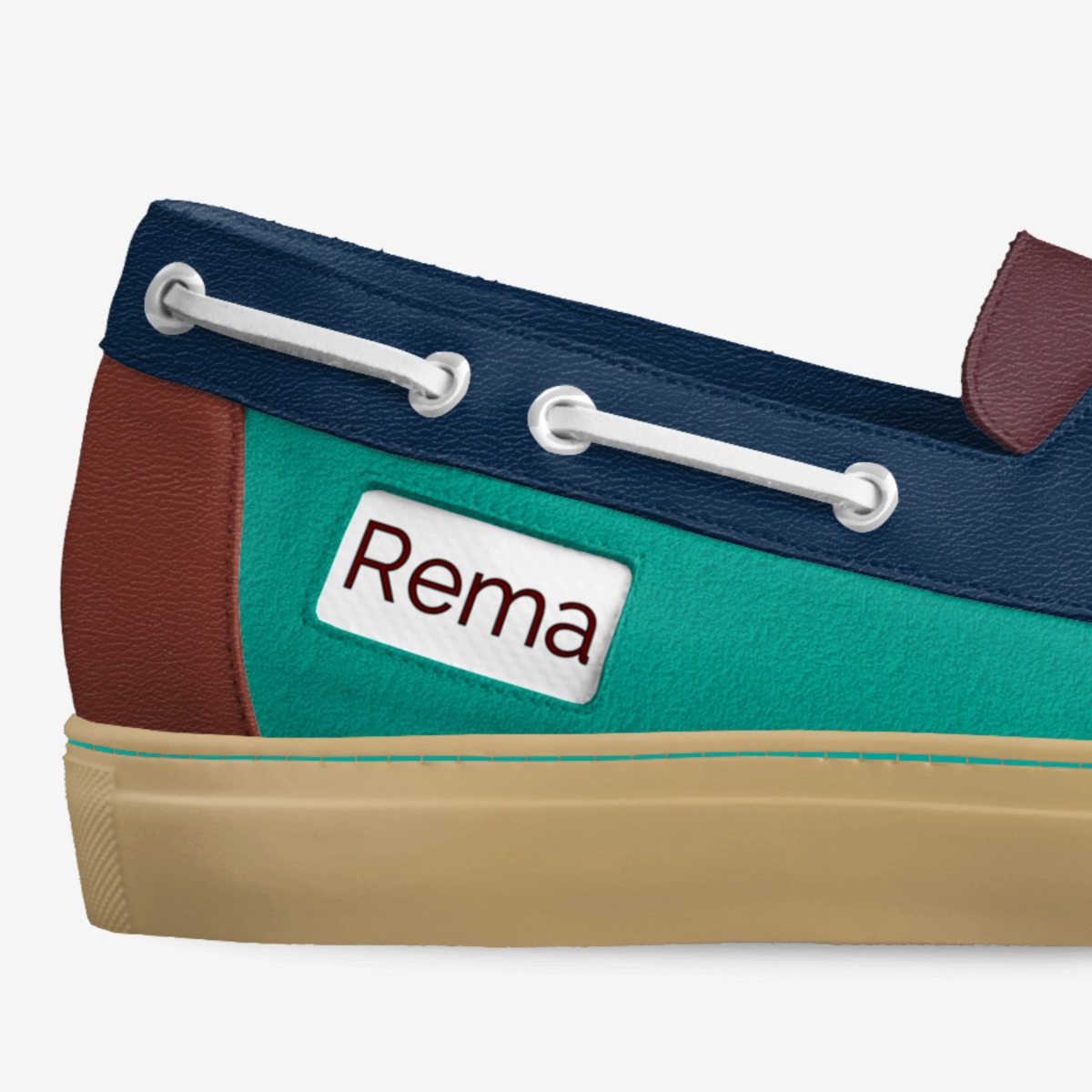 Rema custom made in Italy shoes by Gabriel Jarema | Detail view
