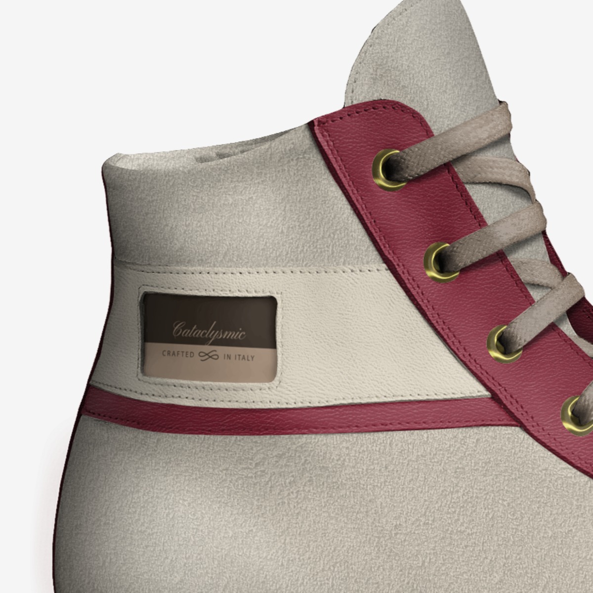 Cataclysmic custom made in Italy shoes by Gary Fields | Detail view