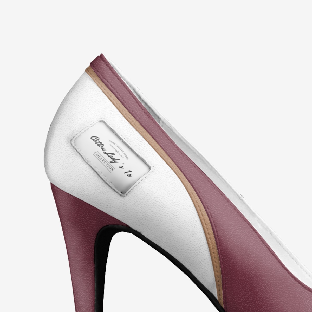 Cotton Lady 's  1s custom made in Italy shoes by Alonzo Dewayne Marshall | Detail view