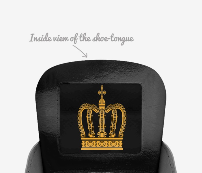 IMP custom made in Italy shoes by Dionicio Adonis Rodriguez | Tongue view