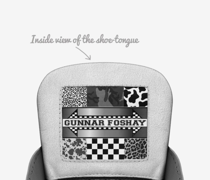 GUNNAR FOSHAY custom made in Italy shoes by Madison L. Mobley | Tongue view