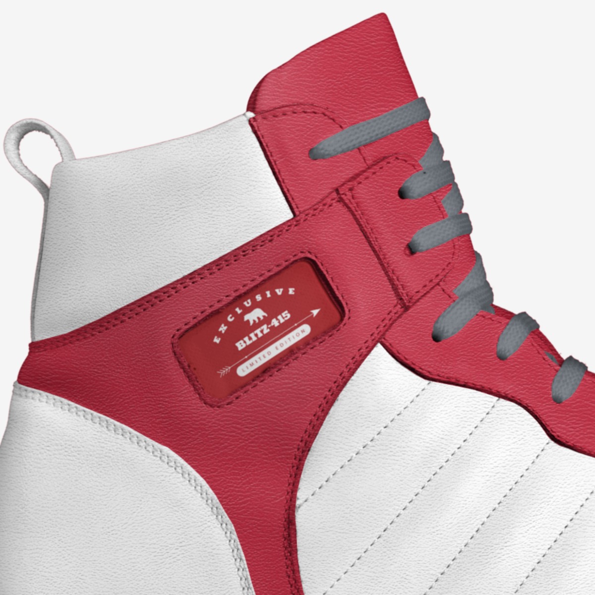 God of War custom made in Italy shoes by Jalen Henderson | Detail view