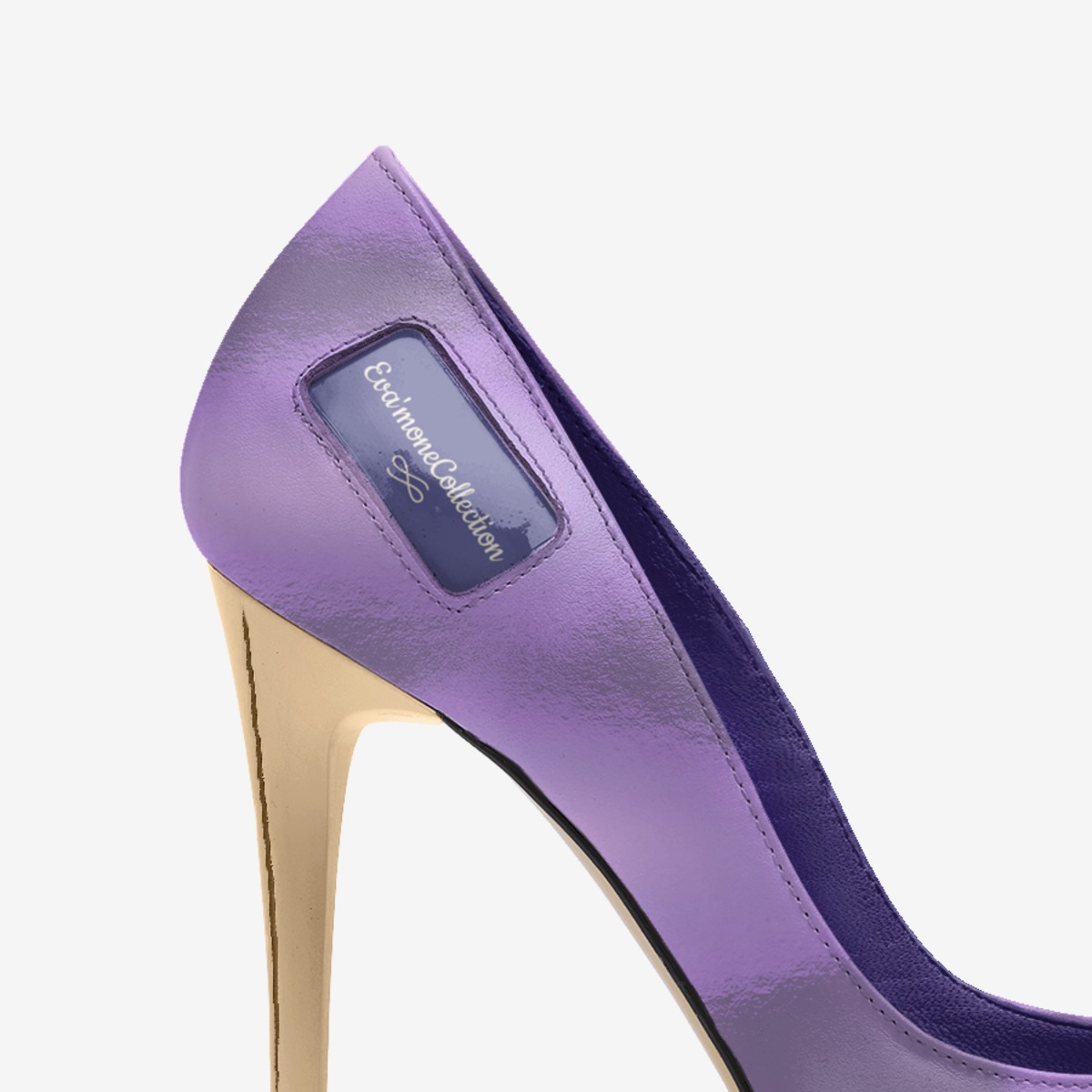 Eva'moneCollection custom made in Italy shoes by Courtney Bethea | Detail view
