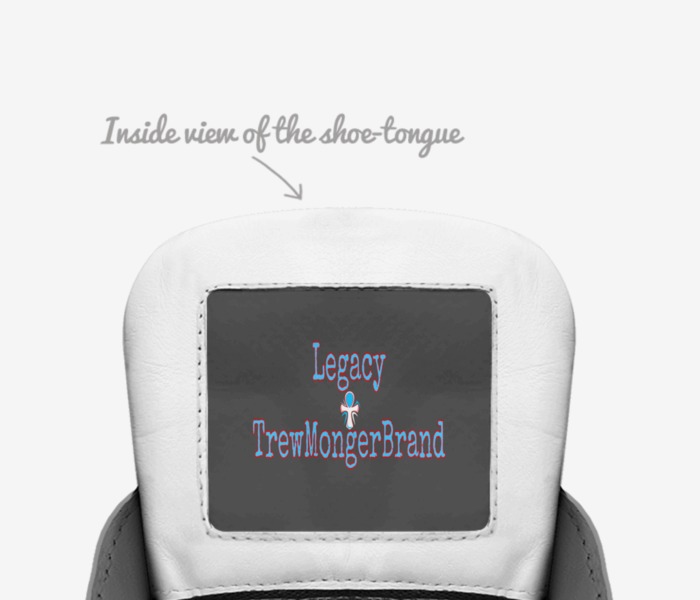 Legacy 1 custom made in Italy shoes by TrewMonger Brand | Tongue view