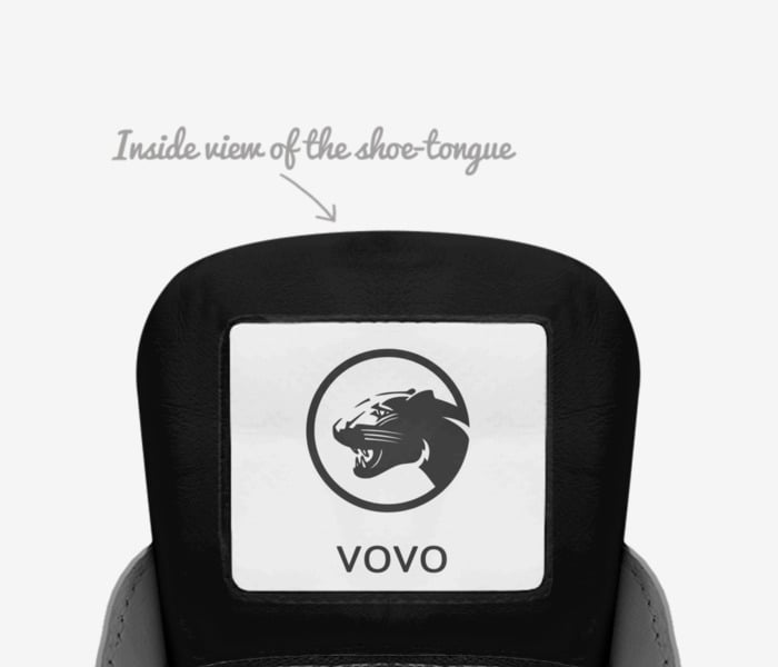 VOVO G-4S V custom made in Italy shoes by Monty Arnold | Tongue view