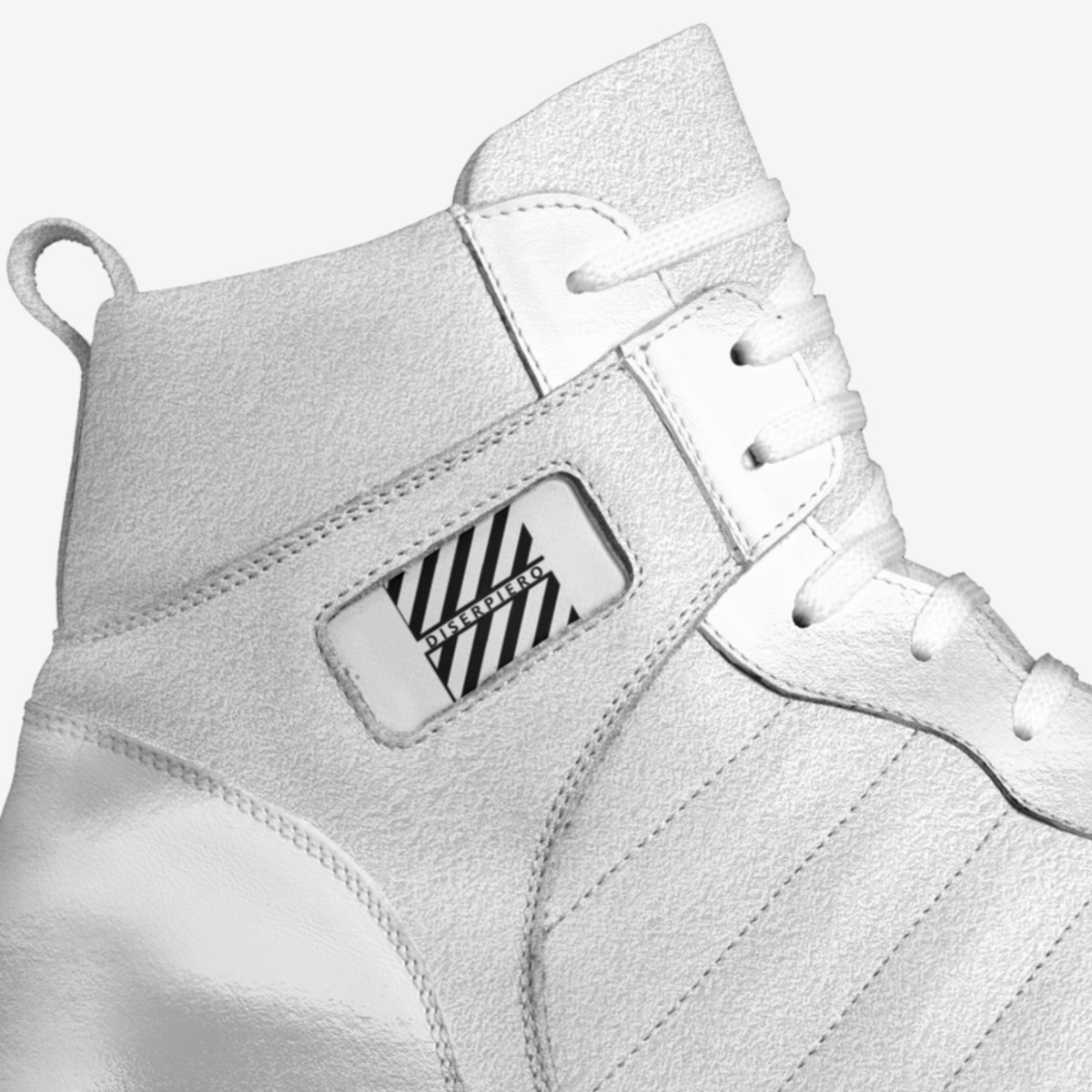 WHITE DESIGN custom made in Italy shoes by Di Ser Piero | Detail view