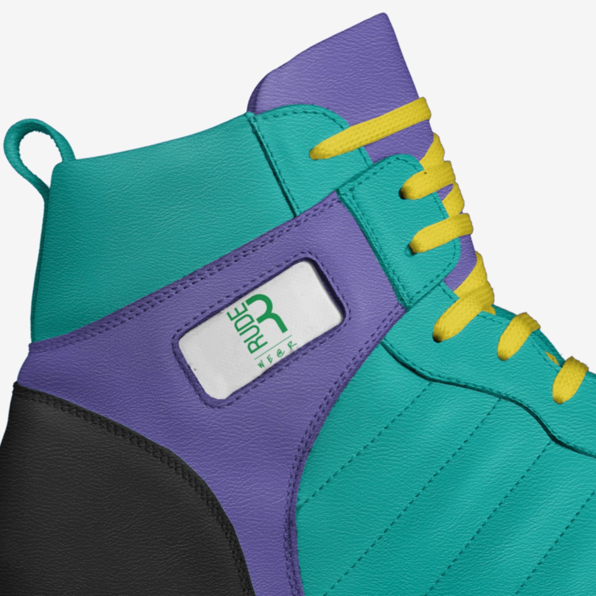 RUDE WEAR DRIPS custom made in Italy shoes by Ryan Johannesen | Detail view