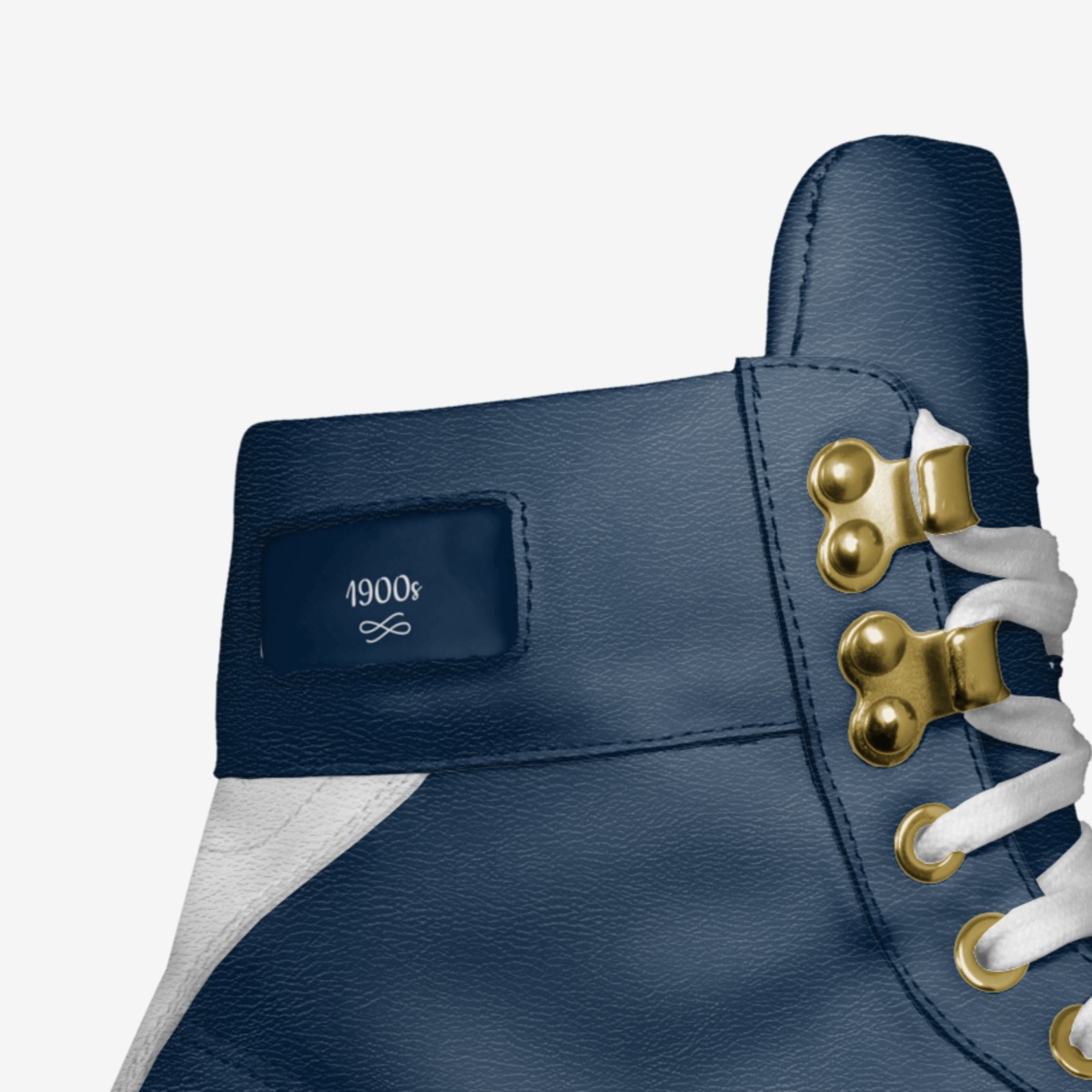 1900s custom made in Italy shoes by Justin Payton | Detail view