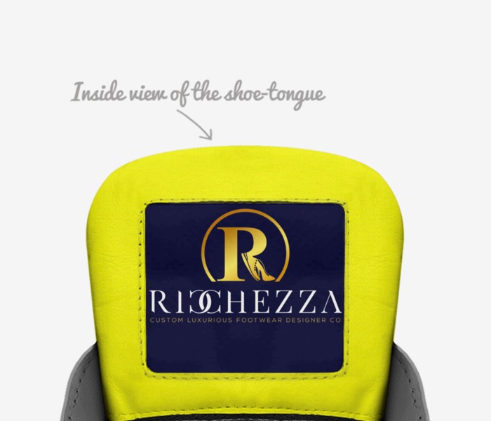 SK-2 custom made in Italy shoes by Ricchezza Custom Footwear Designer Co. | Tongue view