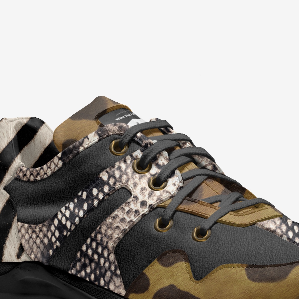What The Luckz custom made in Italy shoes by Curtis Luck | Detail view