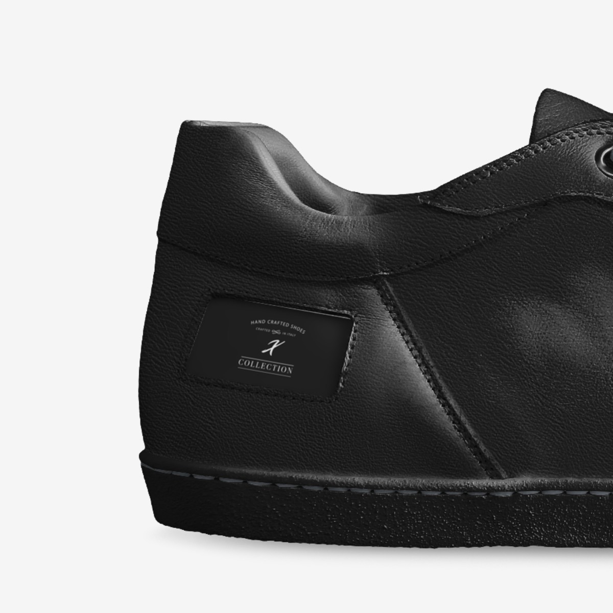 X custom made in Italy shoes by Isai Davila | Detail view