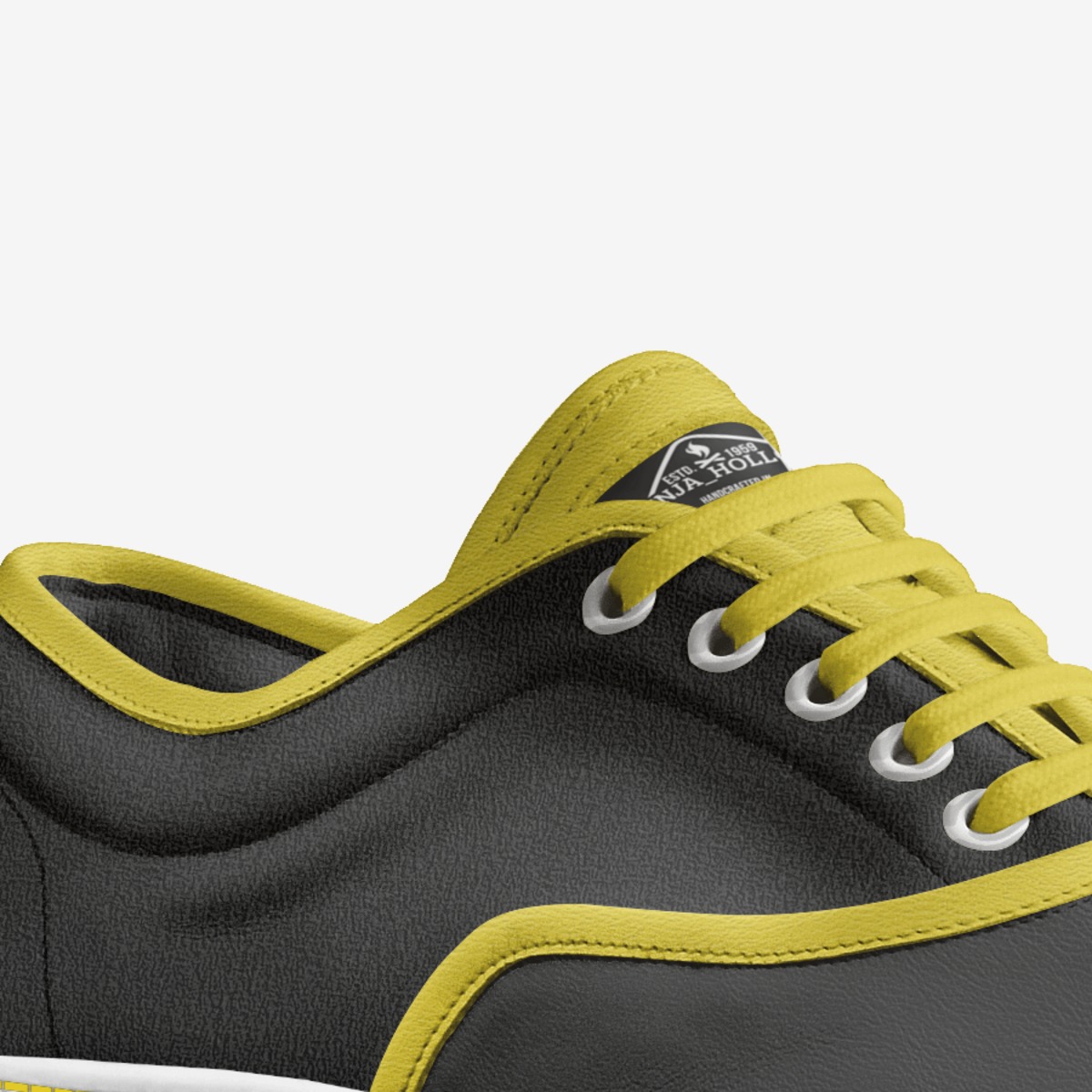 Ninja_Hollow custom made in Italy shoes by Emmanuel Aryeh | Detail view