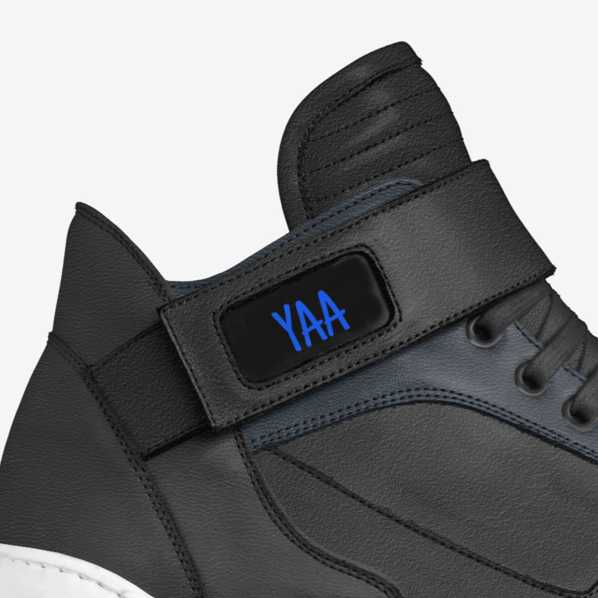 Yaa 002 custom made in Italy shoes by Axn Sadokpam | Detail view