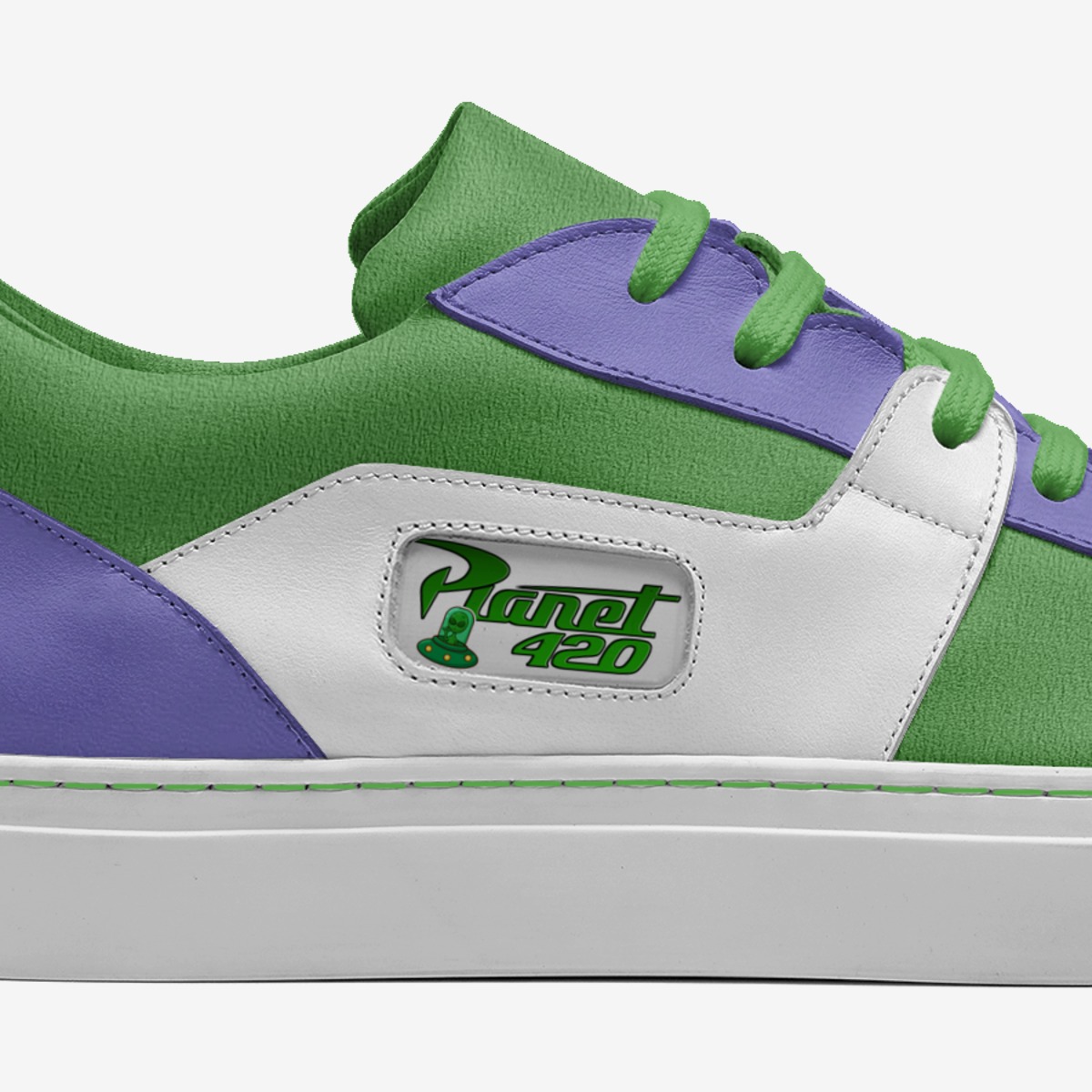 420 Vision custom made in Italy shoes by Kyle Kelley | Detail view