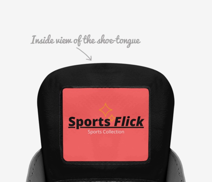 Sports Flick custom made in Italy shoes by Joram Jarabe | Tongue view