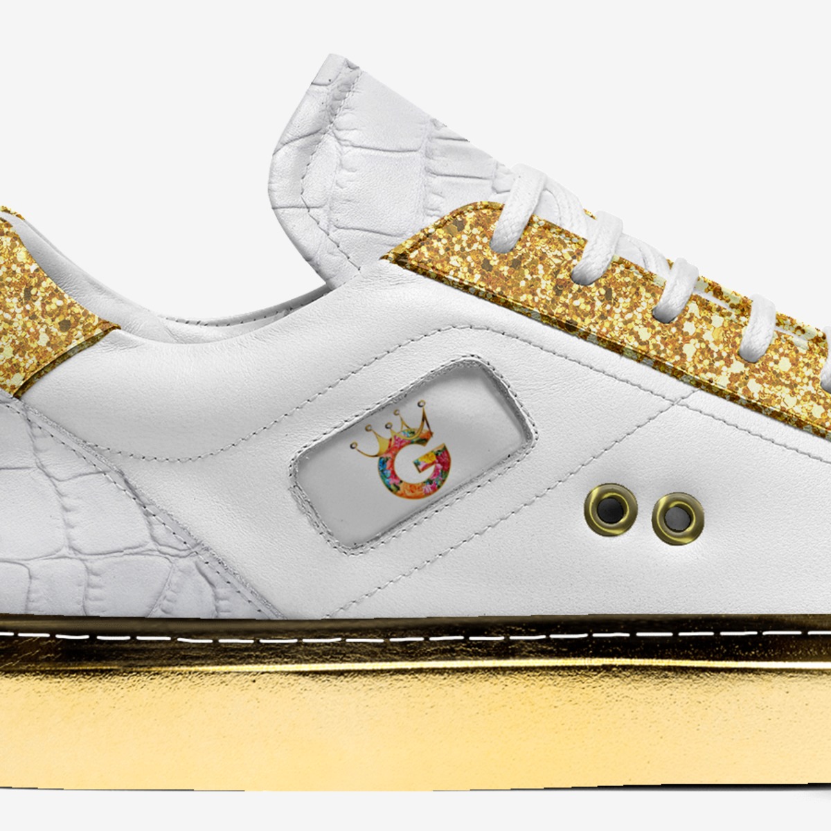G-Squad  custom made in Italy shoes by Evelyn Osorio | Detail view
