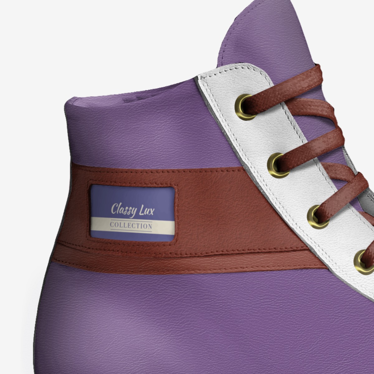 Classy Lux custom made in Italy shoes by Lauretta Hands | Detail view