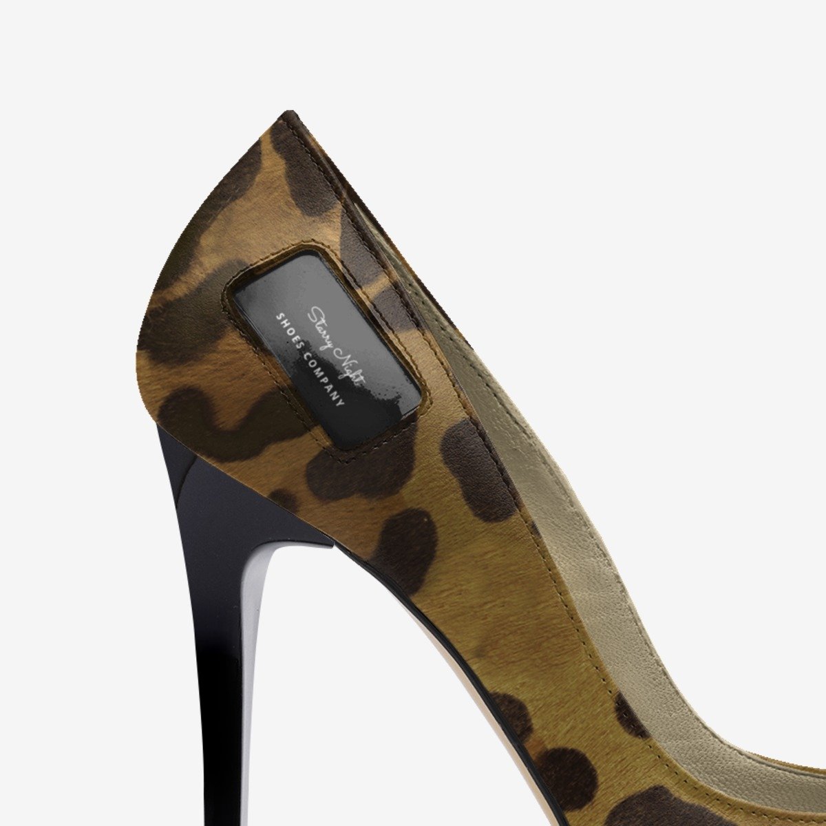 Starry Night custom made in Italy shoes by Greta Holliway | Detail view